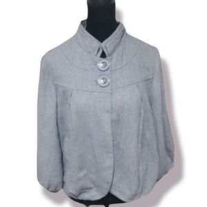 Forever21 Grey Tweed lined Jacket size: Large